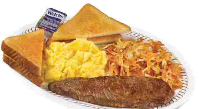 Waffle House Steak & Eggs Menu